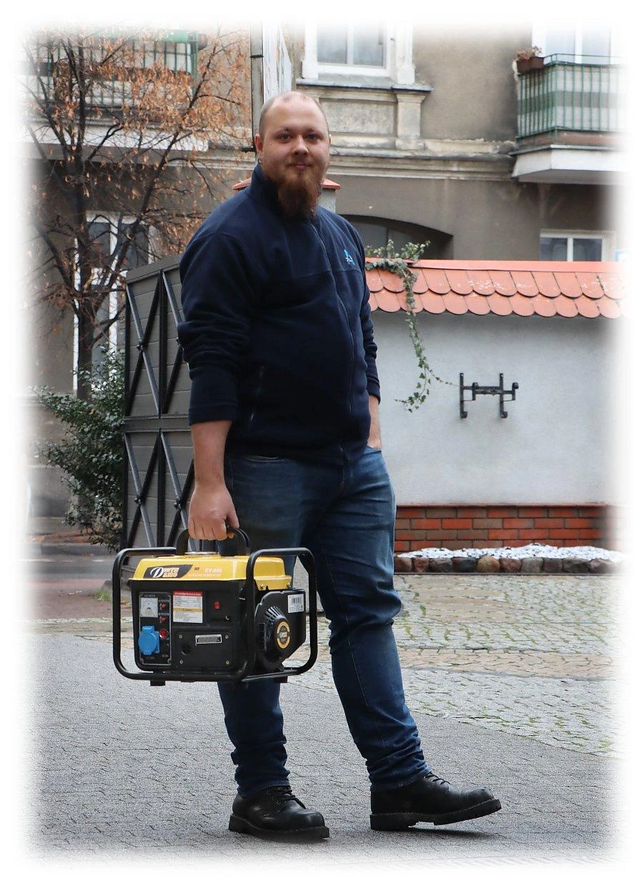 ELEKTROS GENERATORIUS DY-950 650 W Dynamo benzininis