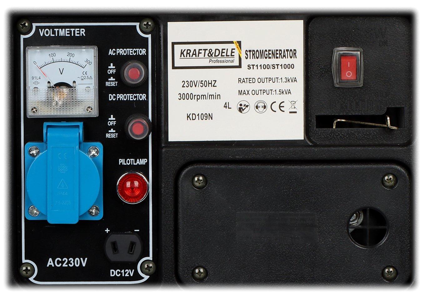 ELEKTROS GENERATORIUS KD-109N 800 W Kraft&Dele