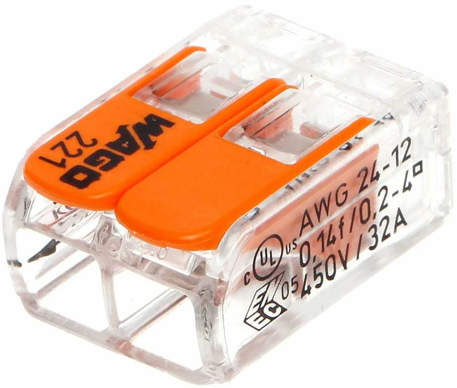 ELEKTROS KAULIUKAS WAGO-221-412*P6