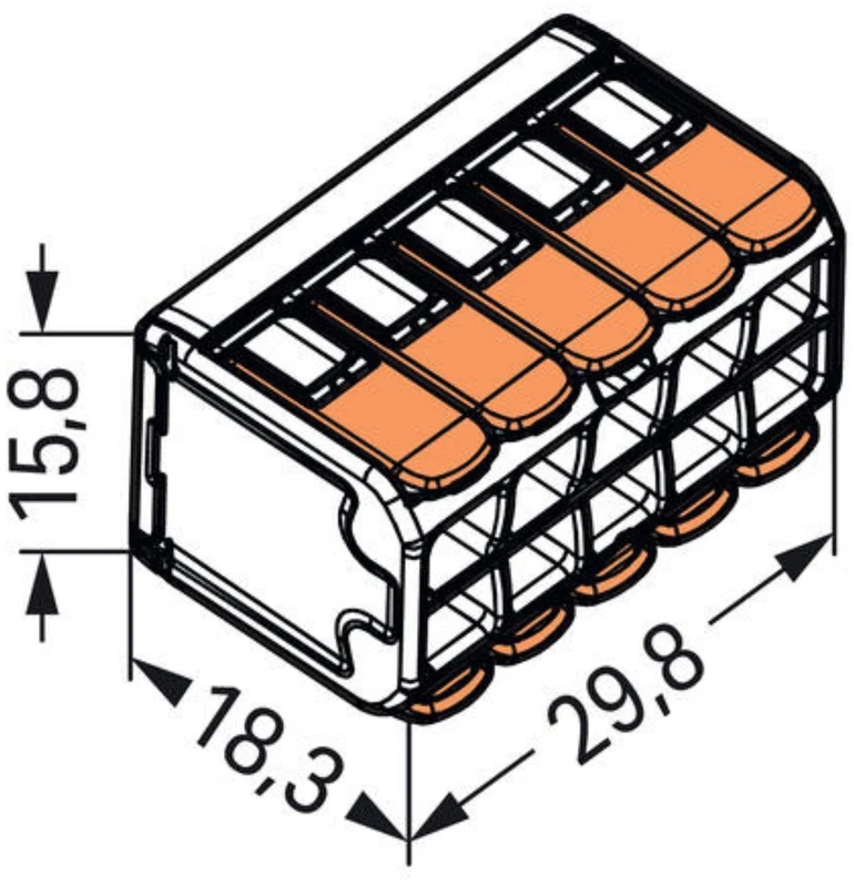 TST ELEKTROS KAULIUKAS WAGO-221-420*P3