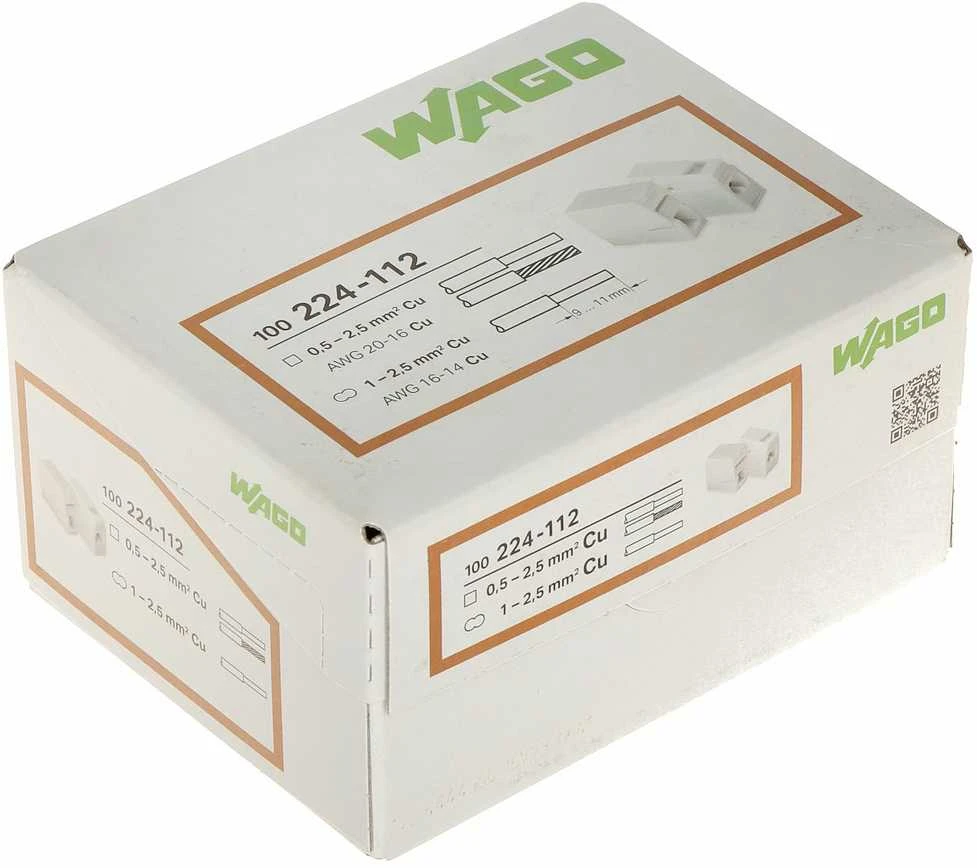 ELEKTROS KAULIUKAS WAGO-224-112*P100