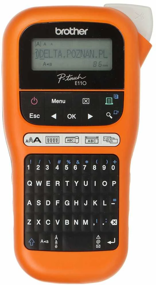 Labels spausdintuvas Brother P-touch PTE110VPYJ1