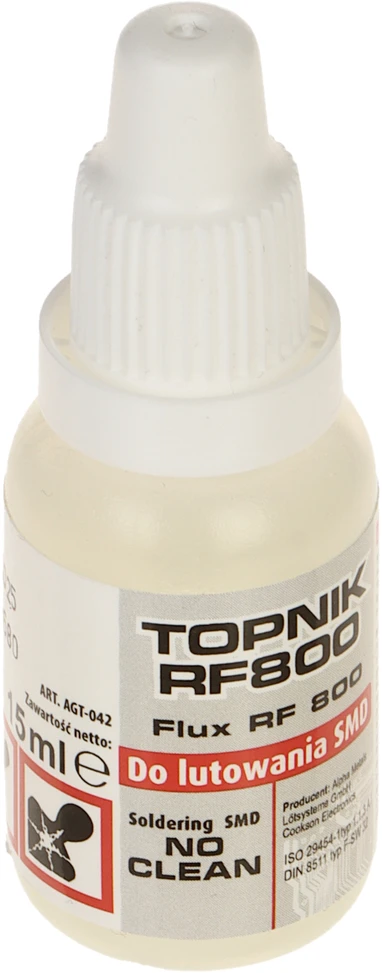 Ag Termopasty Litavimo fliusas RF800 SMD elementams 15ml