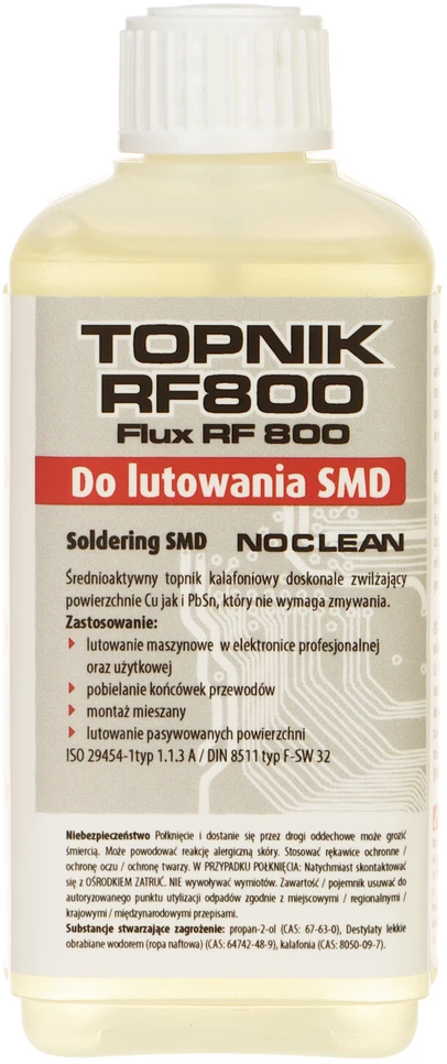 Ag Termopasty Litavimo fliusas RF800 SMD elementams 100ml
