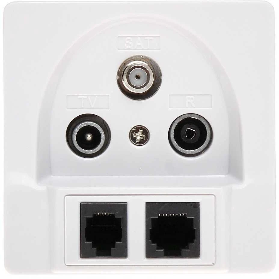 TST GALUTINIS LIZDAS GAR-SAT/2RJ R-TV SAT+RJ45+RJ11