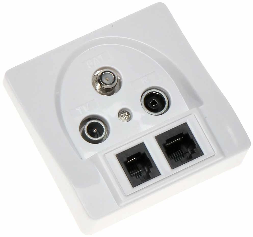 TST GALUTINIS LIZDAS GAR-SAT/2RJ R-TV SAT+RJ45+RJ11