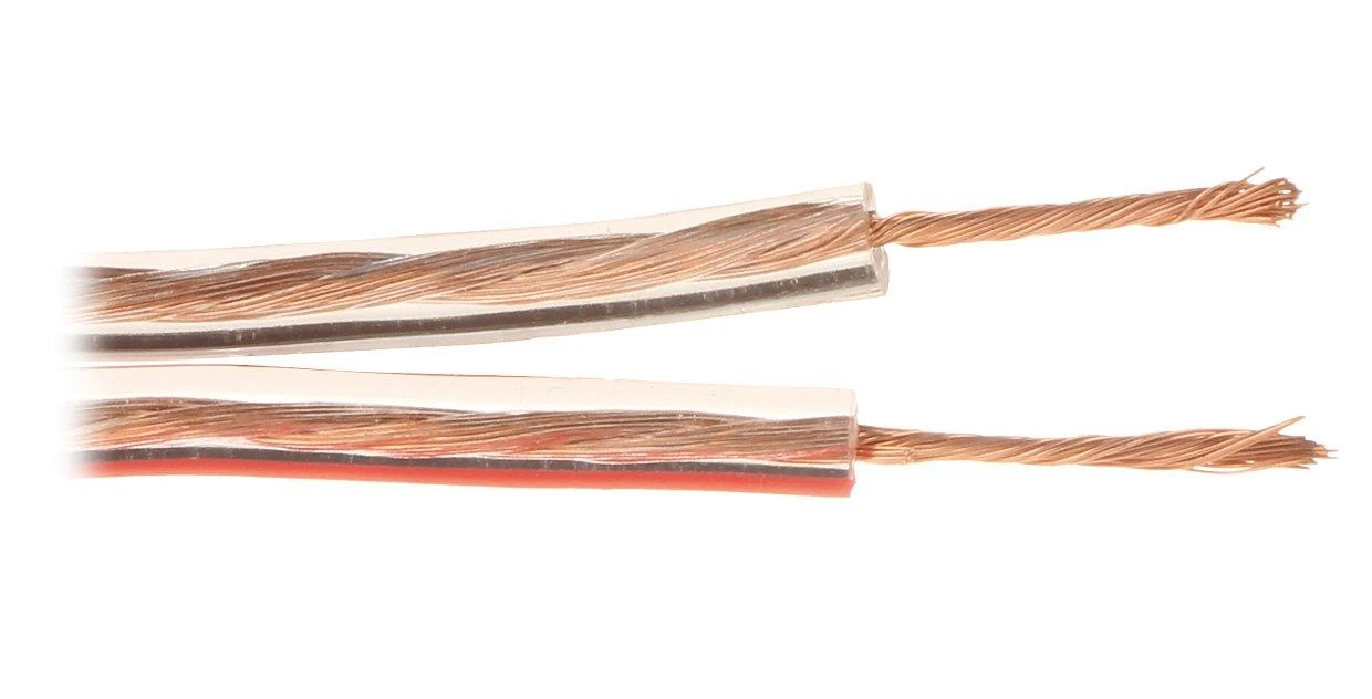 Cabletech garsiakalbio kabelis su nuluptais laidų galais