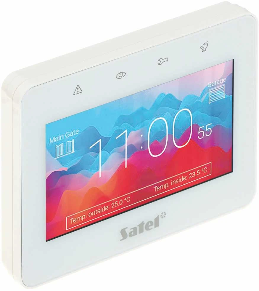 GRAFINĖ KLAVIATŪRA SIGNALIZACIJOS CENTRALEI INT-TSG2R-W SATEL