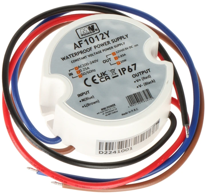Mpl Power IMPULSINIS MAITINTUVAS 12V/0.83A-TP-V2 MW POWER