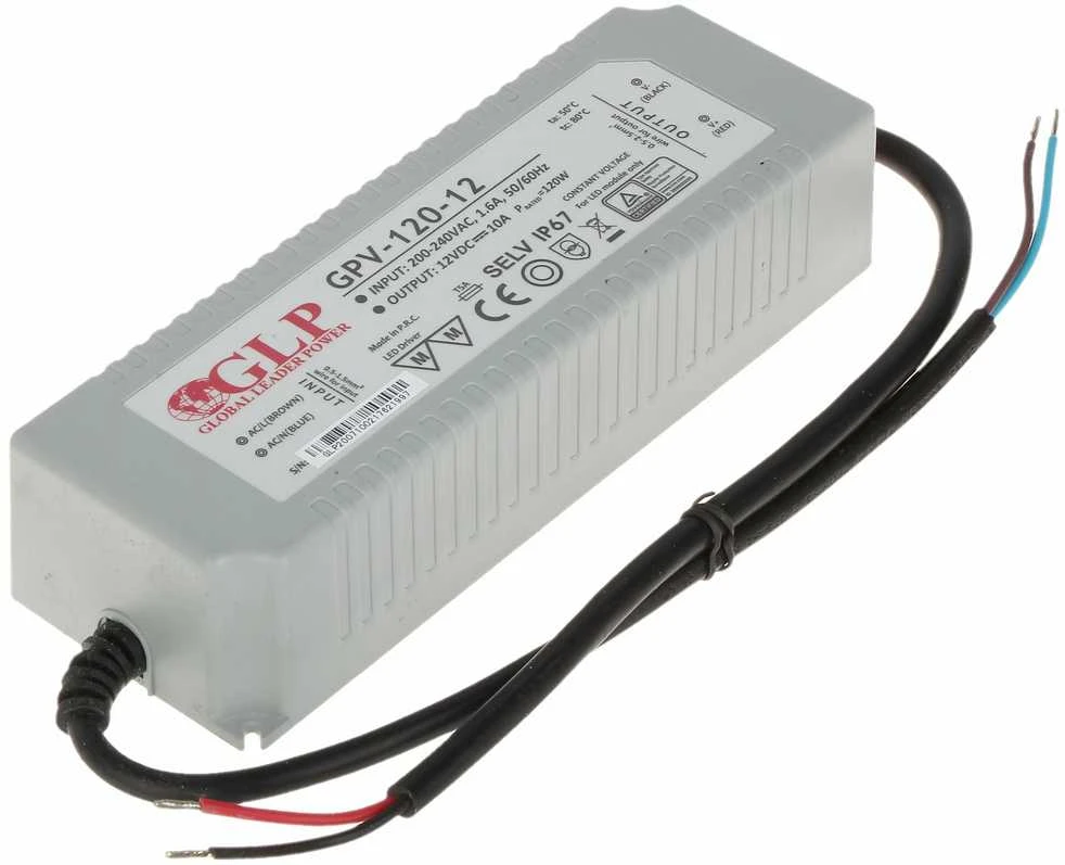 TST 120W LED Maitinimo šaltinis GPV 12V IP67