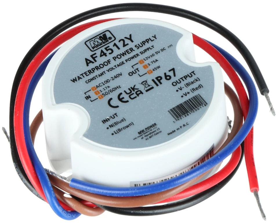 IMPULSINIS MAITINTUVAS 12V/3.75A-TP-V2 MW POWER
