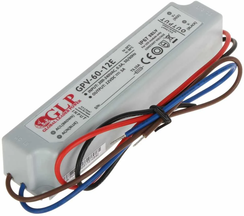 TST IMPULSINIS MAITINTUVAS 12V/5A/GPV-MINI