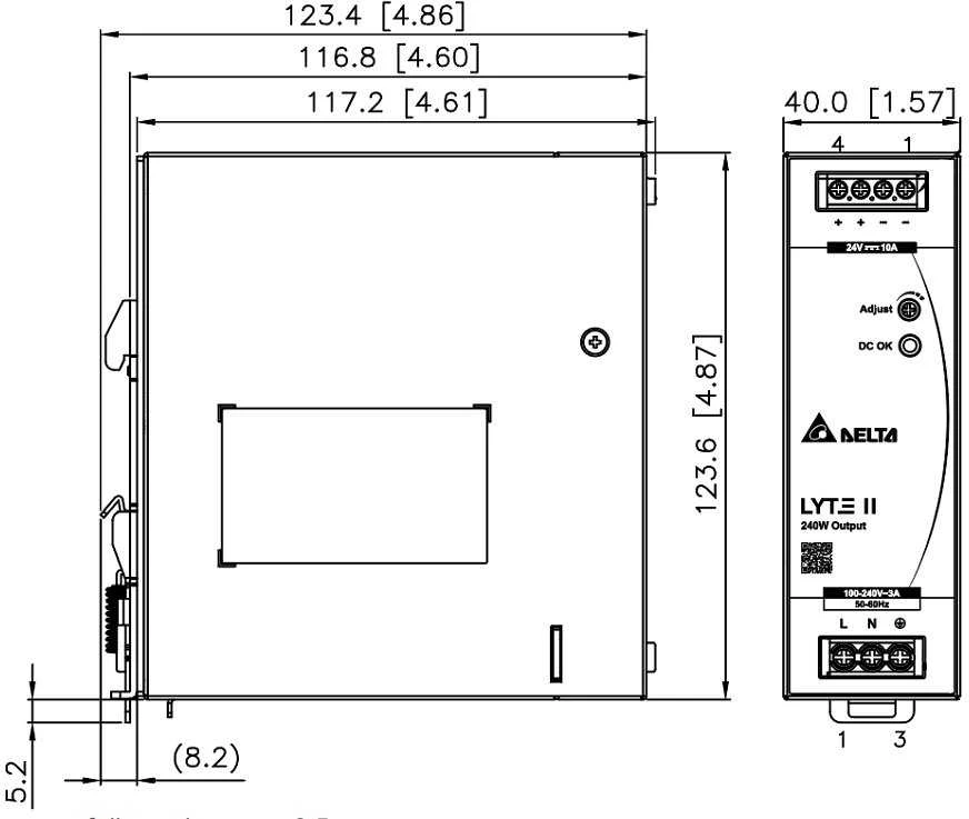 Delta IMPULSINIS MAITINTUVAS DRL-12V240W-1EN