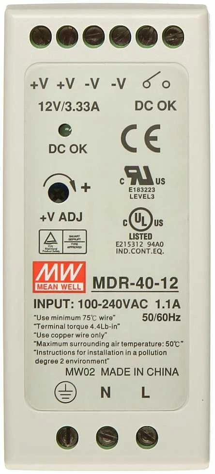 TST IMPULSINIS MAITINTUVAS MDR-40-12