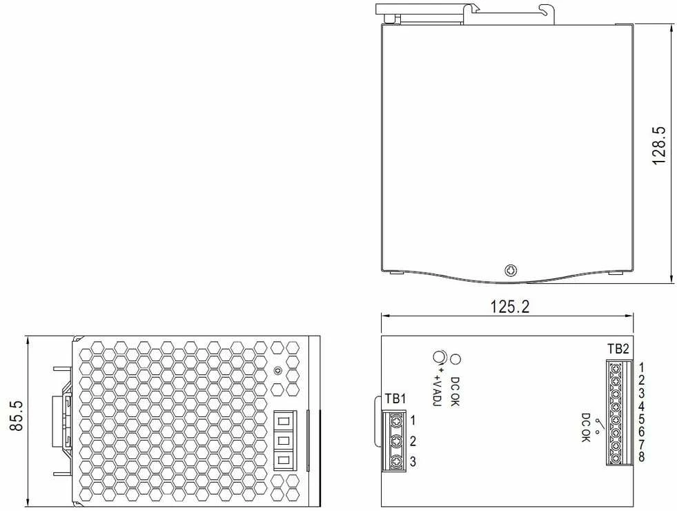 IMPULSINIS MAITINTUVAS SDR-480-24 MEAN WELL