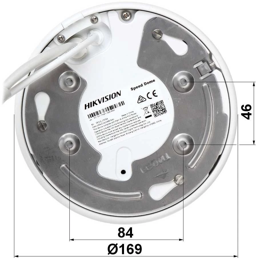 IP GREITASUKĖ LAUKO KAMERA DS-2DE4A225IWG-E - 1080p 4.8 ... 120 mm Hikvision