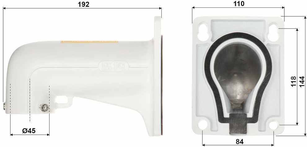 IP GREITASUKĖ LAUKO KAMERA DS-2SE4C425MWG-E/26(F0) TandemVu ColorVu - 3.7 Mpx 4.8 ... 120 mm Hikvision