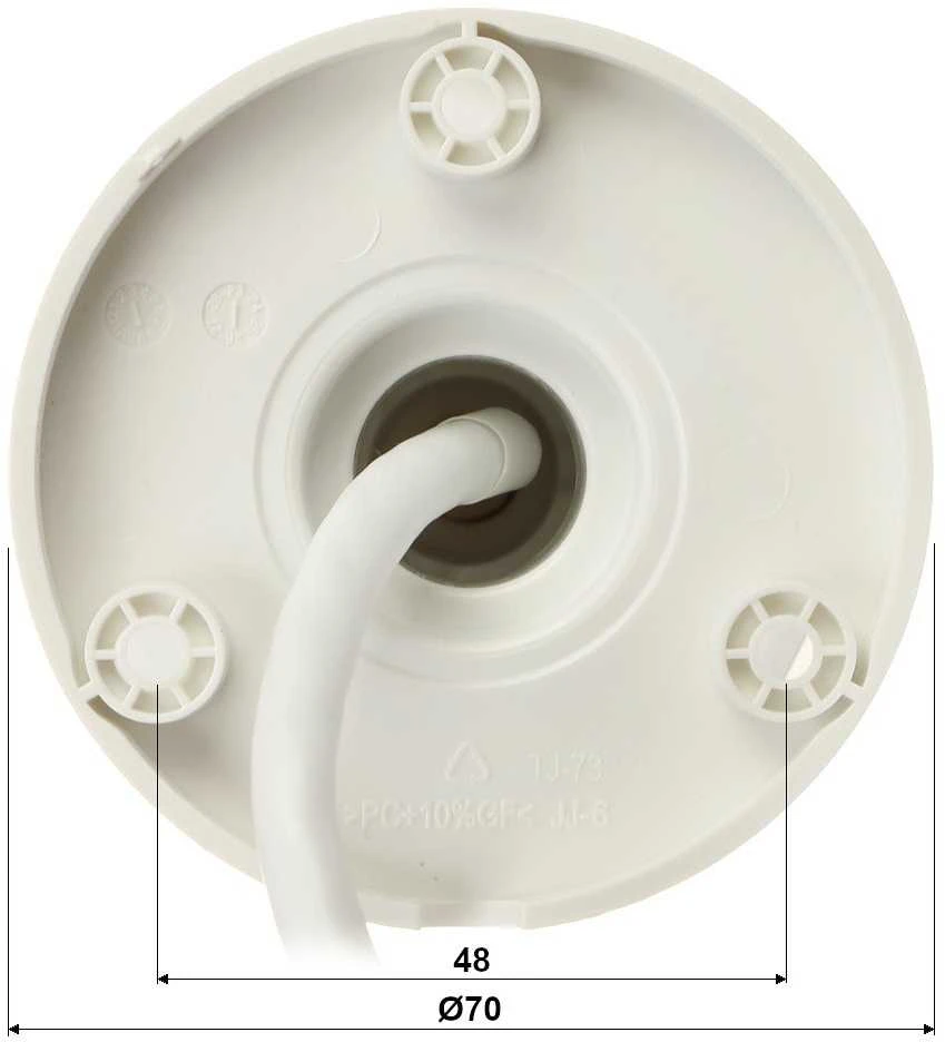 IP KAMERA DS-2CD1023G2-LIU(2.8MM) Išmanusis hibridinis šviestuvas - 1080p Hikvision