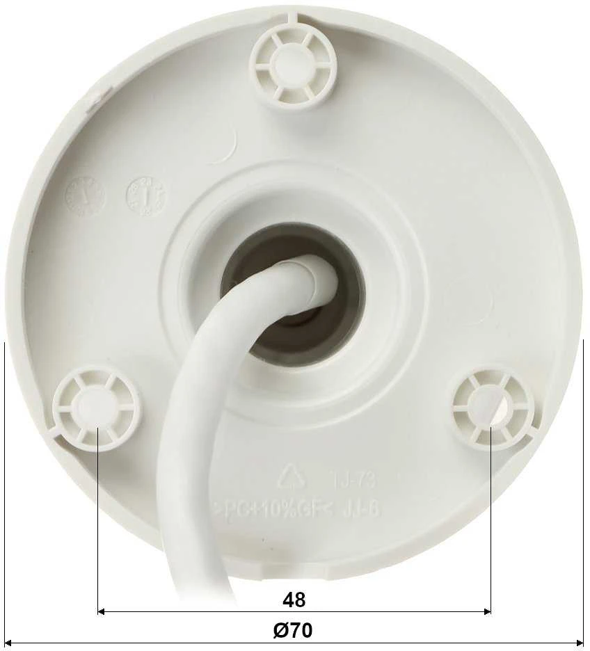 IP KAMERA DS-2CD1043G2-LIU(4MM) Išmanusis hibridinis šviestuvas - 3.7 Mpx Hikvision