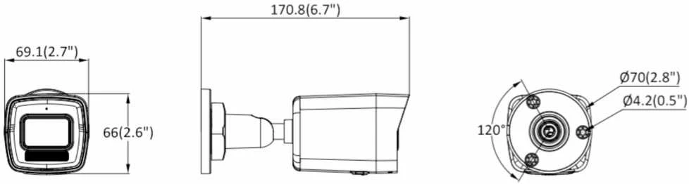 IP KAMERA DS-2CD1063G2-LIU(2.8MM) ColorVu - 6 Mpx Hikvision