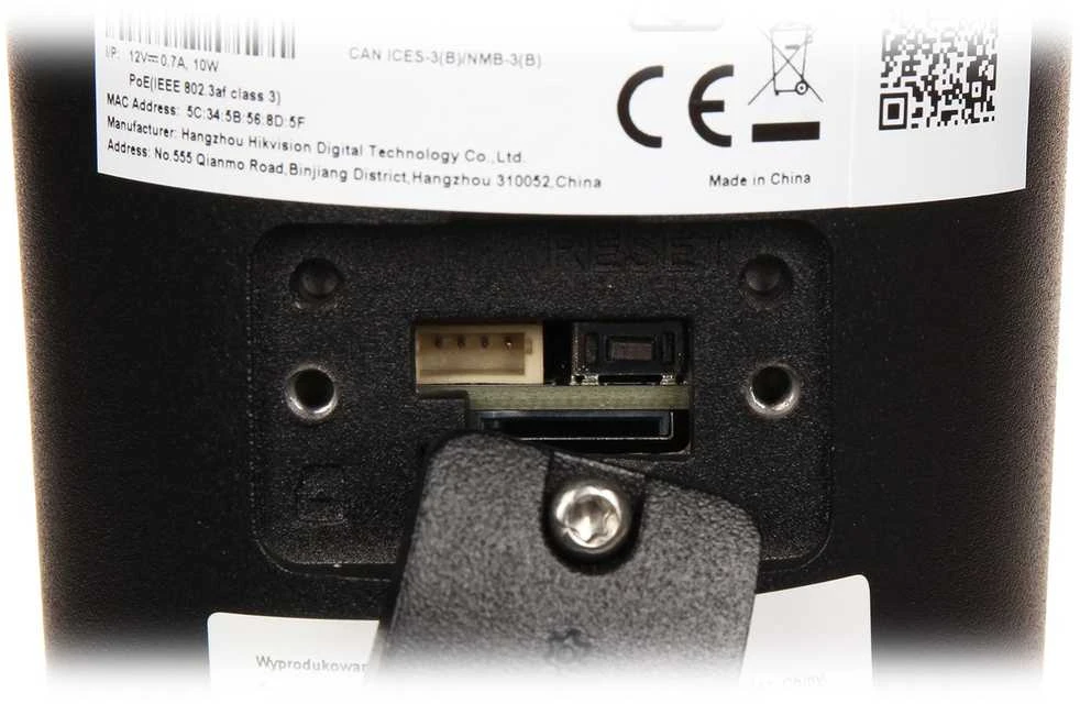 „Hikvision“ kulkos formos vaizdo kamera DS-2CD2046G2H-IU F2.8 (juoda, 4 MP, 40 m. IR, „AcuSense“, „DarkFighter“)