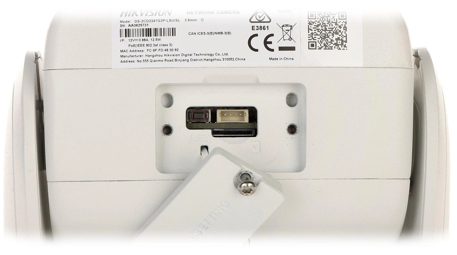 Hikvision | IP kamera | DS-2CD2347G2P-LSU/SL(C) | Kupolas | 4 MP | 2,8 mm | IP67 | H.265+ | „MicroSD“ / „Micro SDHC“ / „Micro SDXC“, maks. 256 GB | Baltas