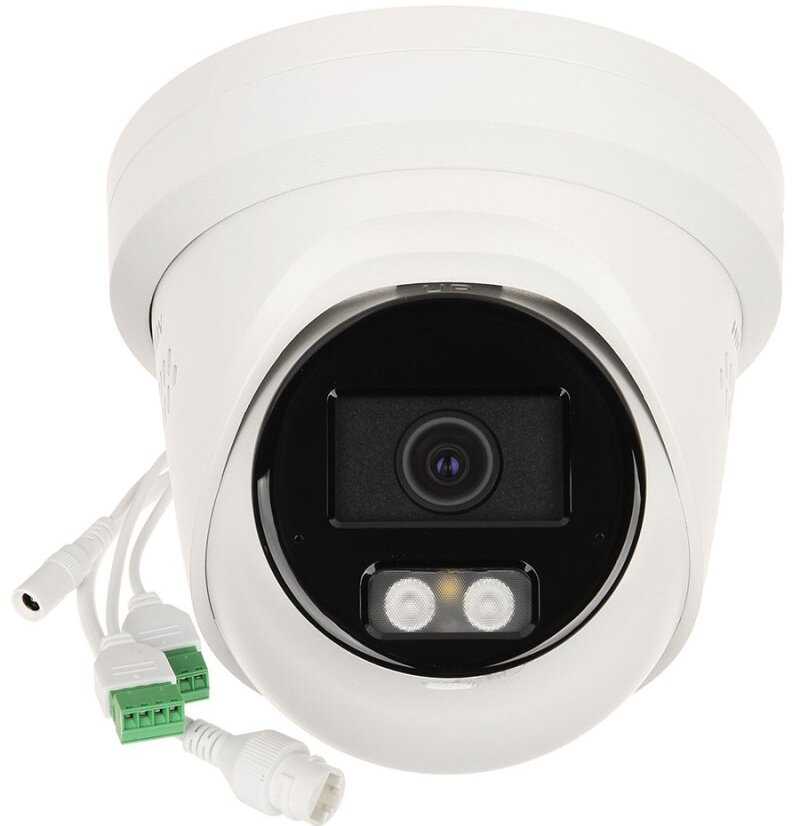 Hikvision kupolas DS-2CD2387G2H-LISU/SL F2.8 (balta, 8 MP, 30 m. IR; 30 m. LED, hibridinė šviesa)