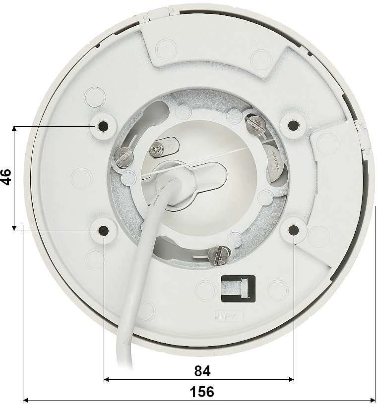 „Hikvision“ kupolinė kamera DS-2CD2387G2P-LSU/SL(C) F4 (balta, 8 MP, 30 m. LED, „ColorVu“, panoraminė 180°)