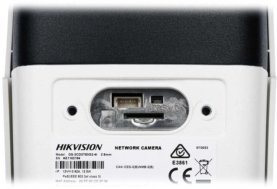 Hikvision kulka DS-2CD2T83G2-4I F2.8 (balta, 8 MP, 80 m. IR, AcuSense)