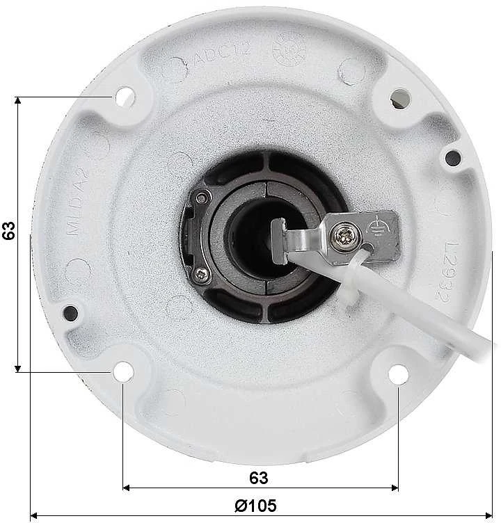 Hikvision kulka DS-2CD2T83G2-4I F2.8 (balta, 8 MP, 80 m. IR, AcuSense)