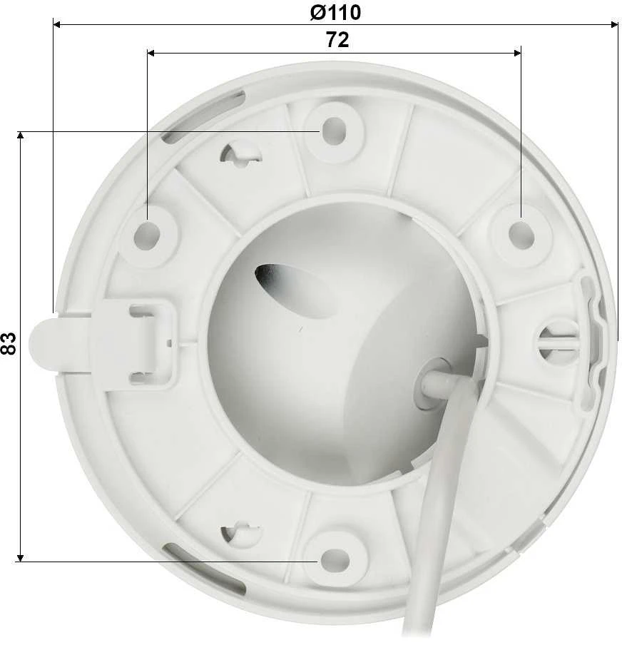 IP KAMERA IPC-HDW1239V-A-IL Išmanus dvigubas apšvietimas – 1080p 2,8 mm DAHUA