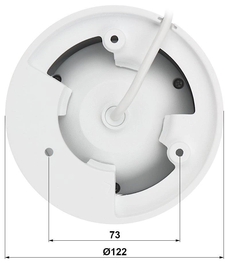 Dahua IP kamera 4MP kupol. su IR iki 50m,2.8 mm-12 mm 98°-31°, H.265, PoE, IP67, S4 versija