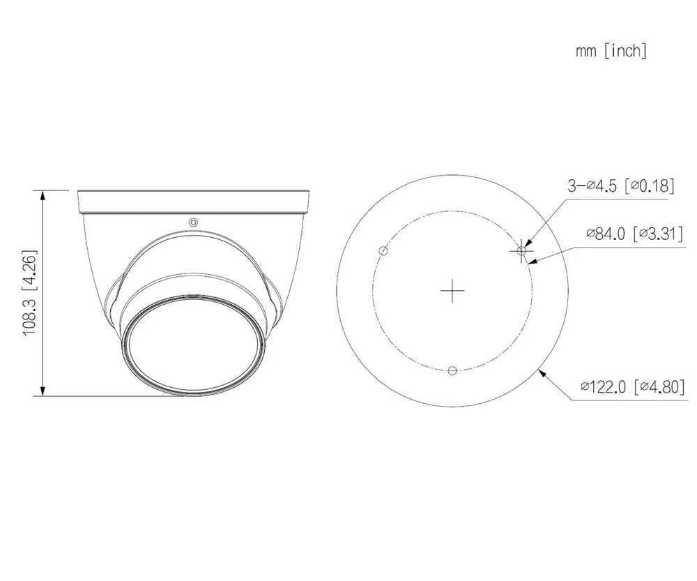 IP KAMERA IPC-HDW2249T-ZS-IL-27135 Išmanus dvigubas apšvietimas WizSense - 1080p 2.7 ... 13.5 mm - MOTORIZUOJAMAS PRIARTINIMAS DAHUA