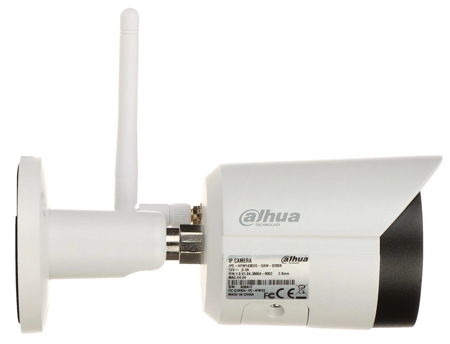 IP KAMERA IPC-HFW1230DS-SAW-0280B Wi-Fi - 1080p 2.8 mm DAHUA
