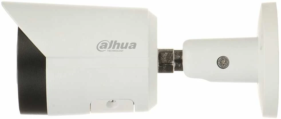 „Dahua Technology Co“ IP kamera, cilindras, 5MP, „STARLIGHT“, 1/2.7 colio, 2.8 mm, 111° F1.6, 25 kadrai per sekundę, IR+LED, 30 m, WDR, IVS, IP67, mikrofonas
