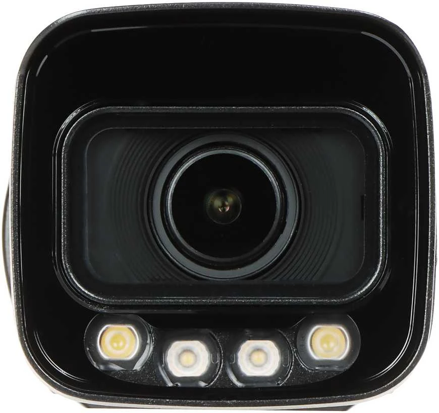 IP KAMERA IPC-HFW3849T-ZAS-IL-27135-Juodas Išmanusis Dvigubo Apšvietimo WizSense - 8 Mpx 4K UHD 2.7 ... 13.5 mm - MOTORIZUOJAMAS PRIARTINIMAS DAHUA