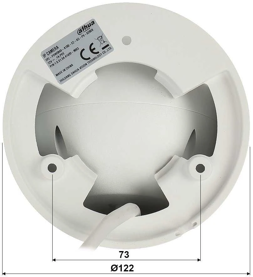 IP KAMERA IPC-PDW3849-A180-E2-AS-PV-0280B PANORAMINĖ TiOC Full-Color - 7.6 Mpx 2 X 2.8 mm DAHUA