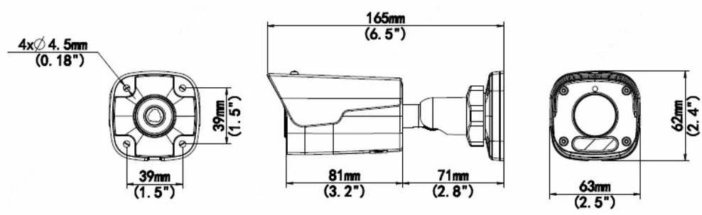 IP KAMERA IPC2124LB-ADF28KM-H – 3,7 Mpx 2,8 mm UNIVIEW