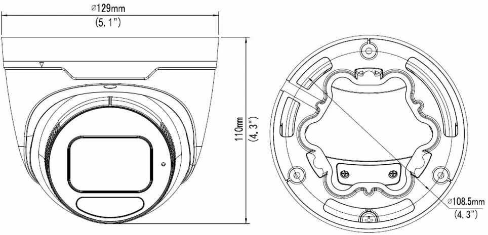 IP KAMERA IPC3634LB-ADZK-H - 4 Mpx 2,8 ... 12 mm - MOTORIZUOTAS PRIARTINIMAS UNIVIEW
