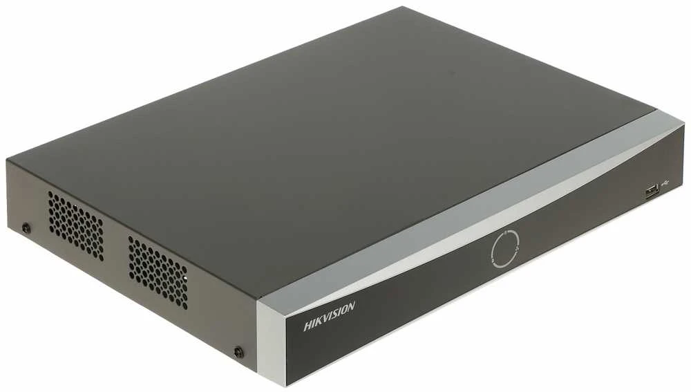 Tinklo Vaizdo Įrašymo Įrenginys - Hikvision DS-7604NXI-K1/4P 4CH 16TB PoE Juodas