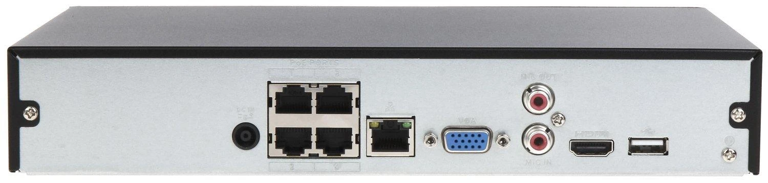 IP REGISTRATORIUS NVR4104HS-P-EI 4 KANALAI, 4 PoE WizSense DAHUA