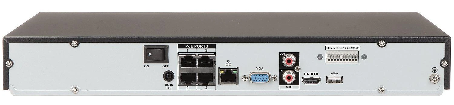 4 kanalų IP vaizdo įrašymo įrenginys Dahua NVR4204-P-4KS2/L, 4xPOE