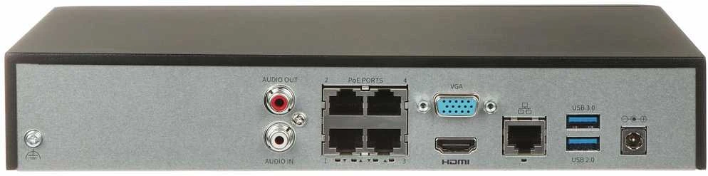 IP REGISTRATORIUS NVR501-04B-P4 4 KANALAI, 4 PoE UNIVIEW