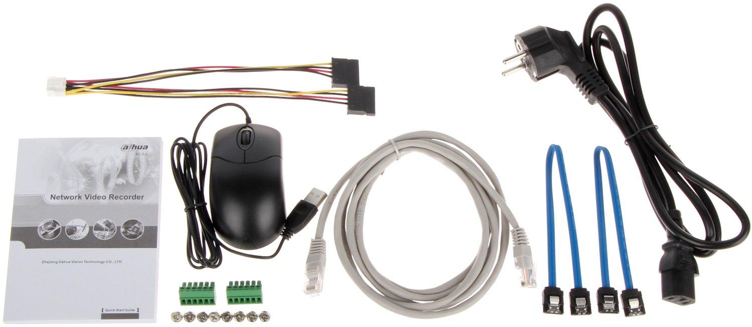 Dahua IP įrašymo įrenginys 16kam.16MP, IVS, AI, 8 PoE, 320Mbps, H.265+, veido atpažinimo funkcija