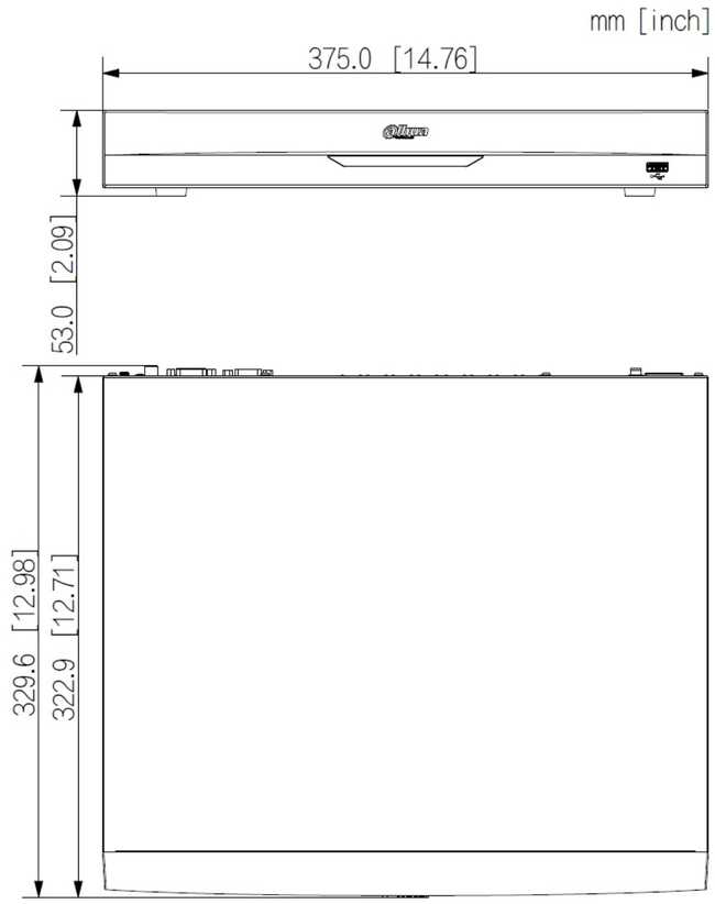 IP REGISTRATORIUS NVR5232-16P-EI2 32 KANALAI, 16 PoE WizSense DAHUA