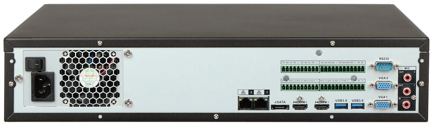 IP REGISTRATORIUS NVR5864-EI 64 KANALAI +eSATA DAHUA