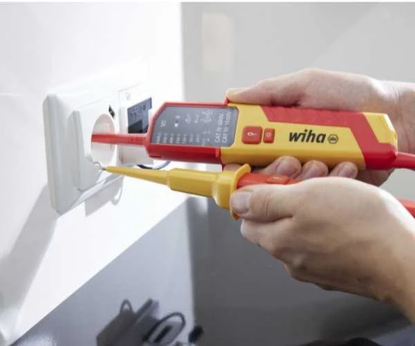 Įtampos ir tęstinumo testeris 12 - 1000 V AC WIHA, Elektrikams