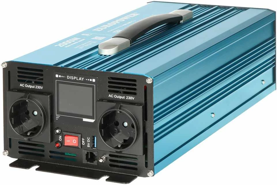 ĮTAMPOS KEITIKLIS INV/12/2000/PS/S/B Bluetooth EUROPOWER