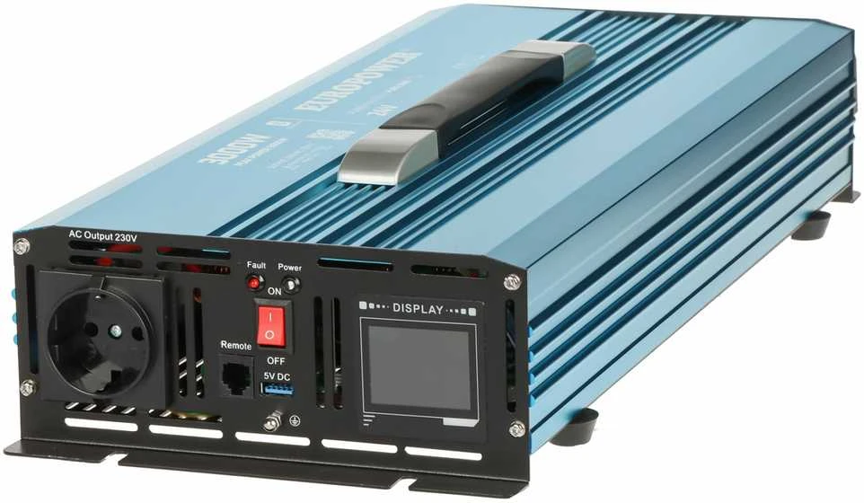 ĮTAMPOS KEITIKLIS INV/24/3000/PS/S/B Bluetooth EUROPOWER