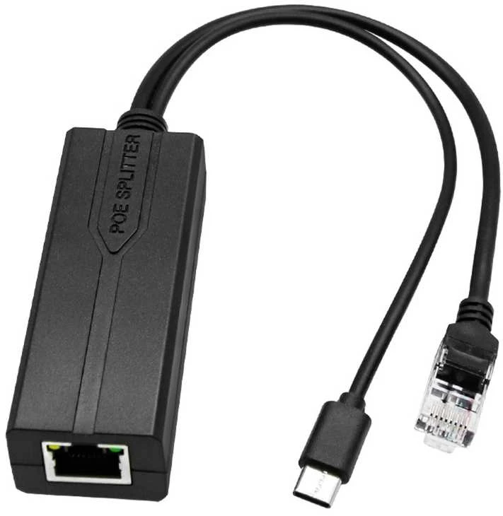 ĮTAMPOS STABILIZATORIUS 48V/5V POE-802.3AF/AT-1G-USB-C DELTA NETWORK
